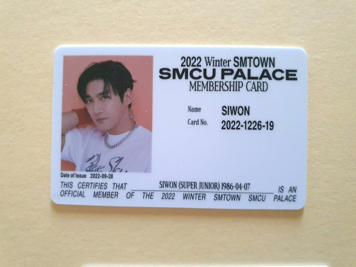 2022 Winter SMTOWN : SMCU Palace Super Junior Official Photocard