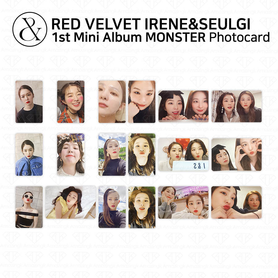 RED VELVET Irene & Seulgi 1st Mini Album Monster Photocard