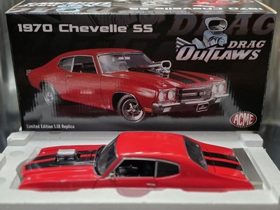 ACME 1970 Chevy Chevelle SS Drag Outlaws 1:18 Diecast Model Race