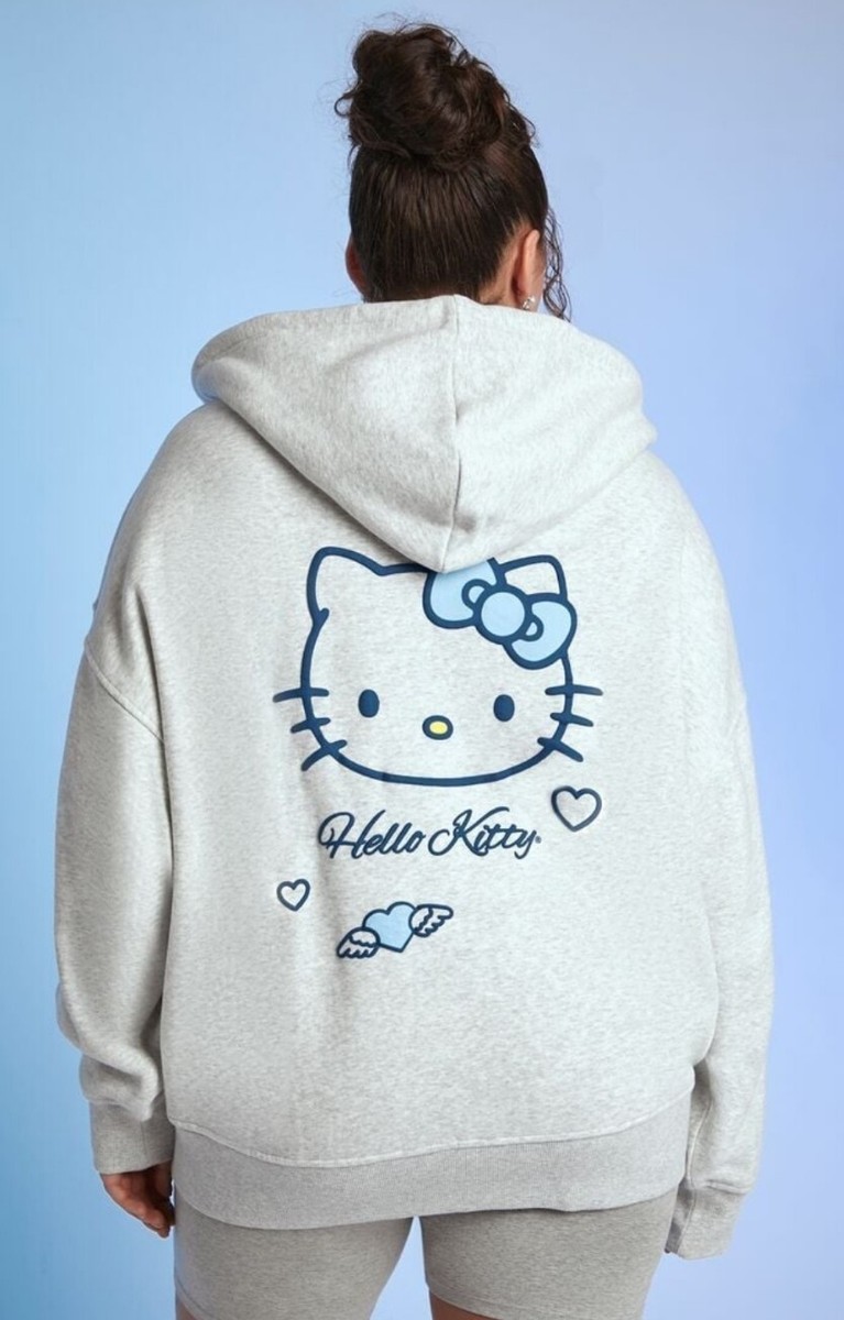 Hello Kitty Fleece Zip-Up Hoodie Angel Collection Adult Size 1X