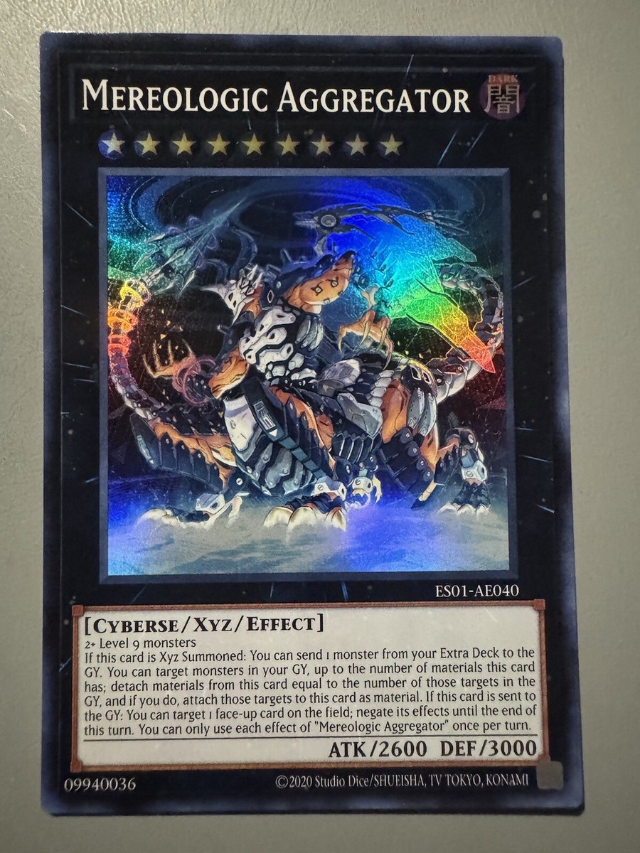 YUGIOH MEREOLOGIC AGGREGATOR ASIA ENGLISH EDITION ES01-AE040 SUPER
