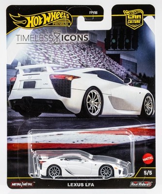 2025 Hot Wheels Car Culture Timeless Icons #5 Lexus LFA WHITE