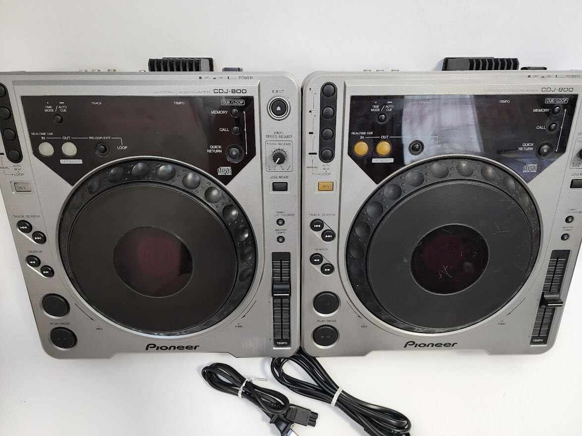 Pioneer CDJ-800 2004年製 カバー付き Pioneer CDJ-800 2004年製