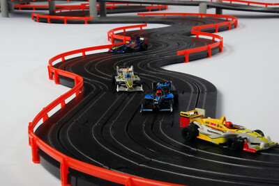 AFX TOMY HO SLOTCAR SUPER INTERNATIONAL 4 LANE RACE CAR SET MEGA G