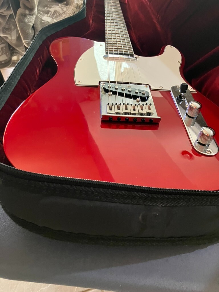Fender Squire Telecaster 2002, 20th Anniversary Guitar, Cherry Red