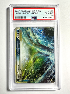 PSA 10 Gem Mint Lugia Legend Holo 2010 Pokemon HeartGold