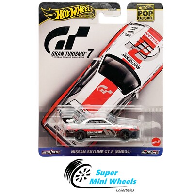 Hot Wheels Premium Pop Culture Nissan GT-R R34 Gran Turismo 7 | eBay