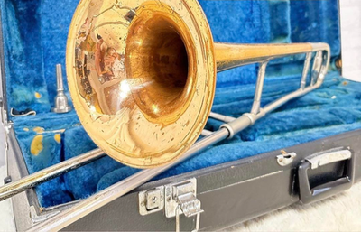 Yamaha YSL-651 Tenor Trombone w/ Case Brass Wind Instrument Japan