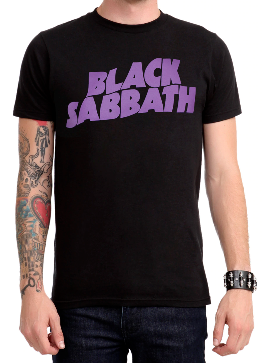 BLACK SABBATH PURPLE LOGO Ozzy Osbourne T-Shirt NEW Licensed