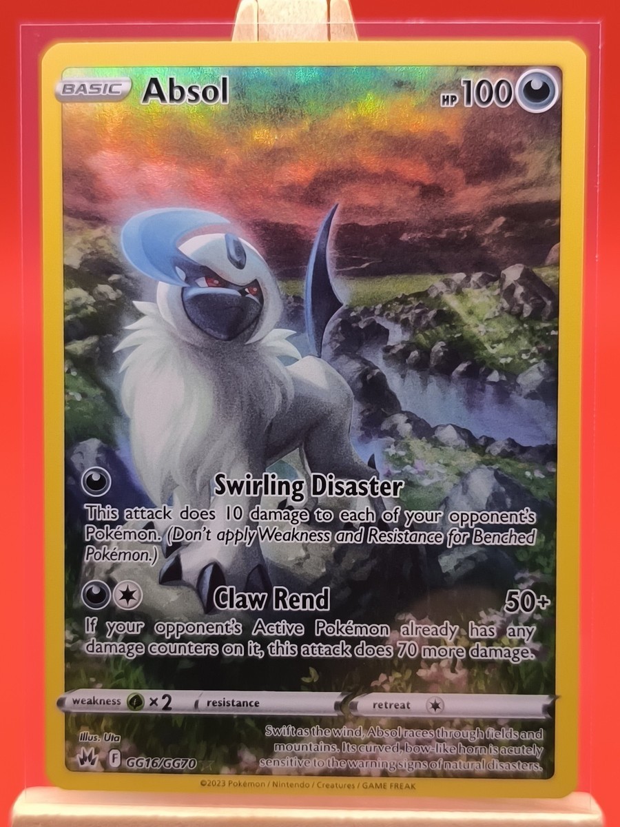 Absol GG16/GG70 Crown Zenith Galarian Gallery Ultra Rare Pokemon