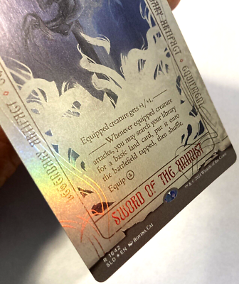 MTG Sword of the Animist RAINBOW FOIL Secret Lair Rovina Cai Drop