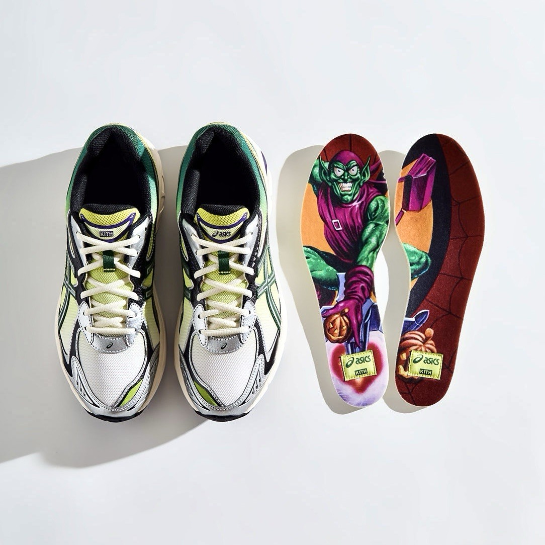 Kith x Marvel x ASICS GT-2160 Green Goblin Marvel Villains Comic