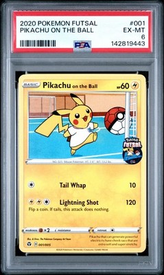 Pikachu on the Ball - (Pokemon Futsal) 001/005 Miscellaneous Cards
