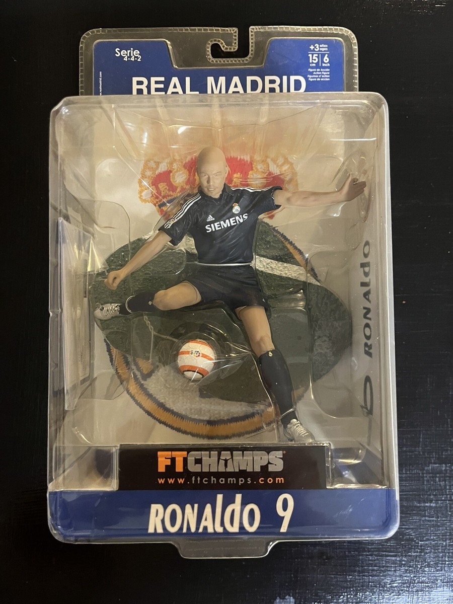 FT Champs Ronaldo 9 Nazario De Lima Real Madrid Away Shirt Figure