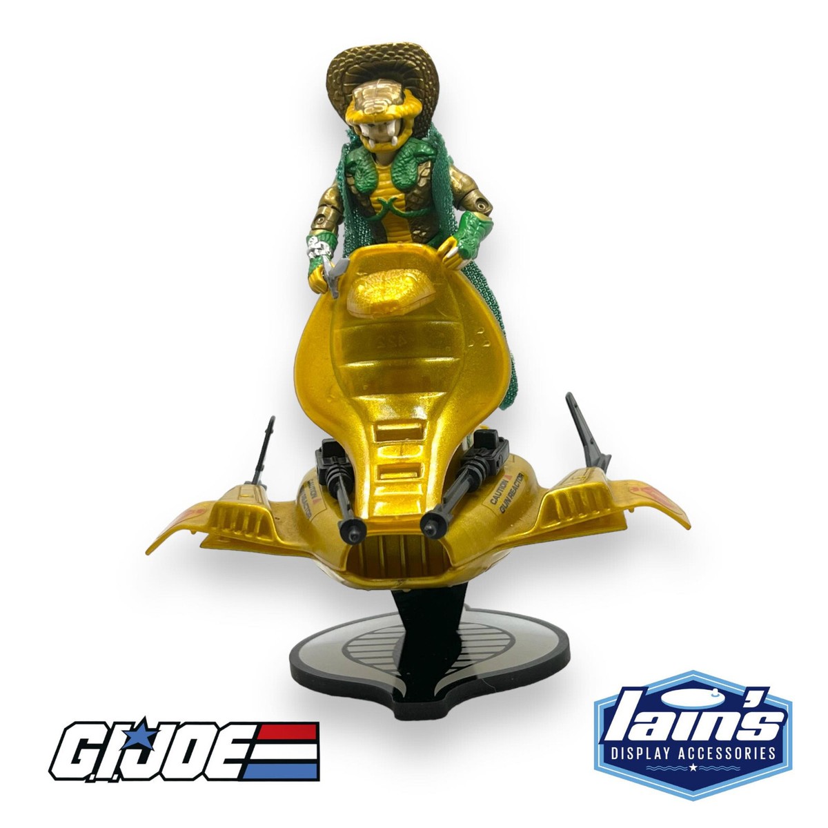GI Joe - Serpentor Air Chariot Stand - BLACK - STAND ONLY | eBay