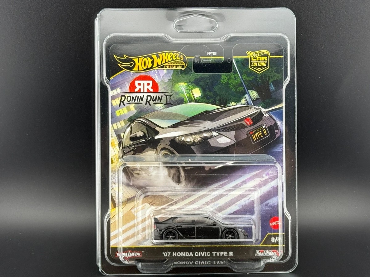 07 Honda Civic Type R * BLACK CHASE * 2025 Hot Wheels Car Culture
