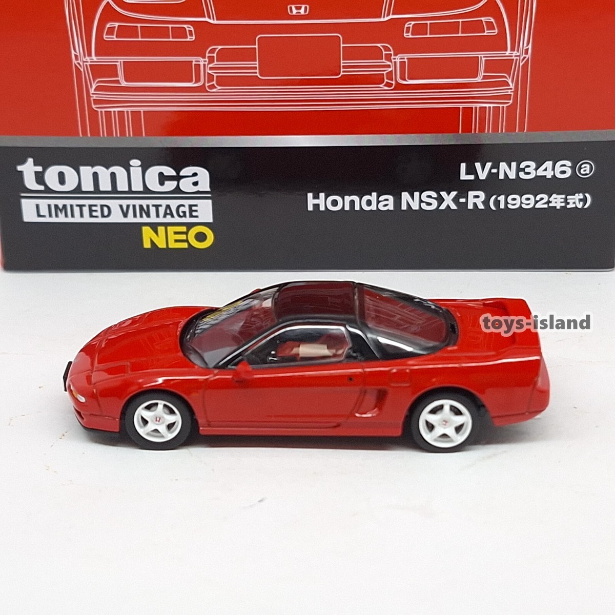 Tomica Limited Vintage NEO LV-N346a Honda NSX-R 92' 1/64 TOMYTEC