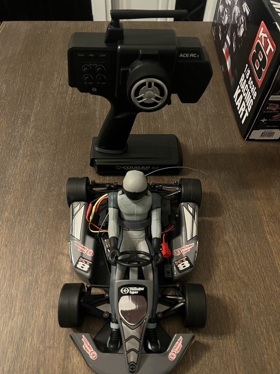 Thunder Tiger KT8 RC Go Kart Gray 6570-F271 NEW OPEN BOX DISPLAY