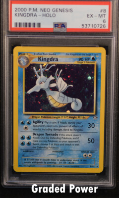 Neo Genesis Unlimited Kingdra PSA 6 HOLO (0726) 8/111 Pokemon | eBay