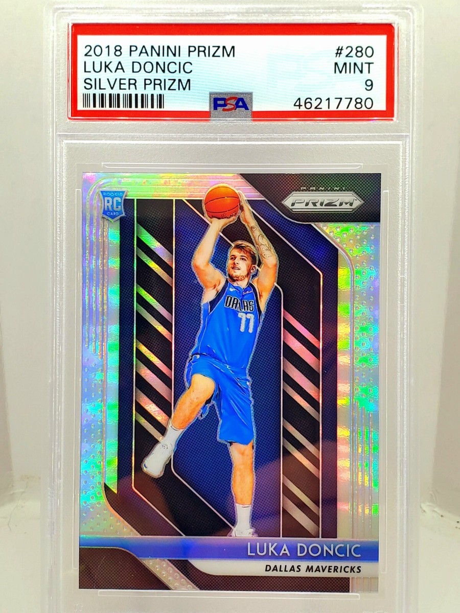 2018-19 Panini Prizm Luka Doncic Silver Holo ROOKIE Refractor PSA