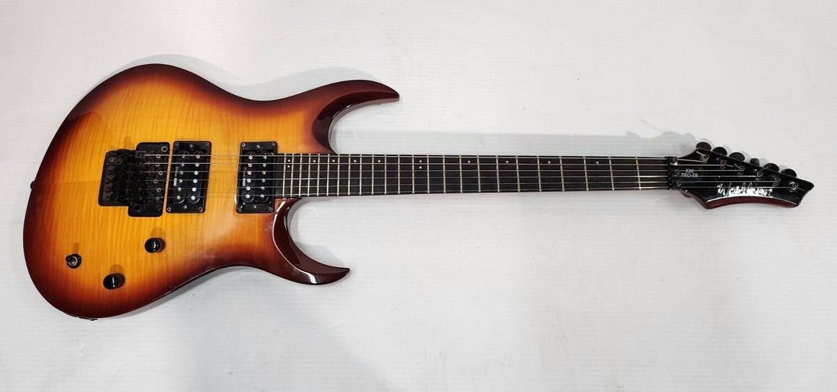 Washburn XM Pro-FR Flame Honey Sun-Burst Mahogany & Maple Body