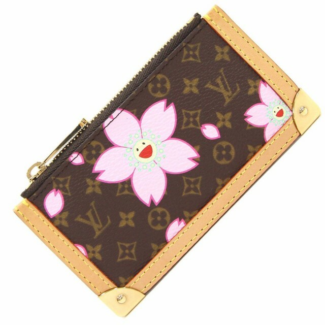 Louis Vuitton Cherry Blossom Wallet Takashi Murakami Collaboration