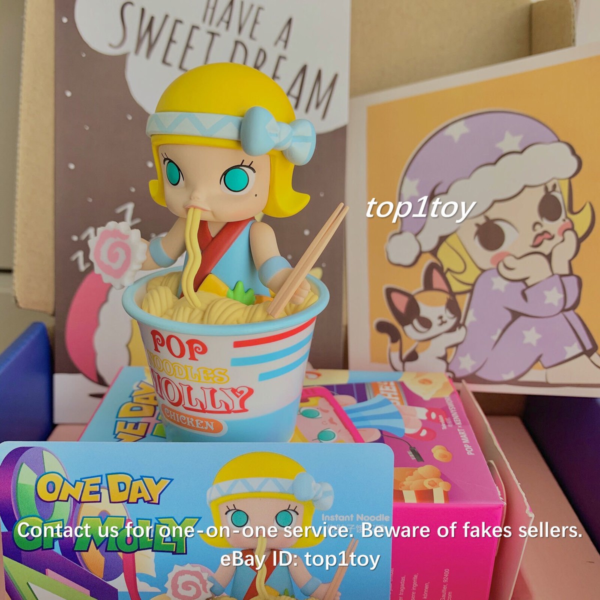 POP MART x KENNYSWORK One Day of Molly Insatant Noodle Secret Mini