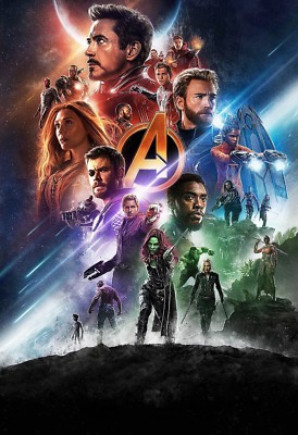 AVENGERS INFINITY WAR IMAX POSTER MARVEL IRON MAN CAPTAIN AMERICA