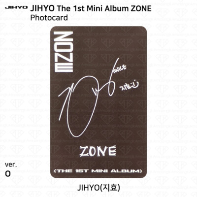 TWICE Jihyo The 1st Mini Album ZONE Standard Digipack Photocard