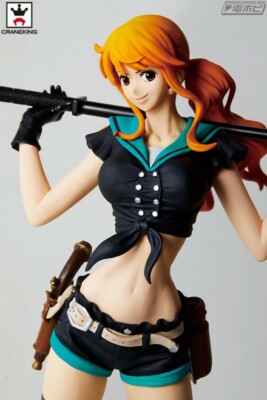 One Piece Nami Figure, Code B Licensed by Banpresto, Series Flag