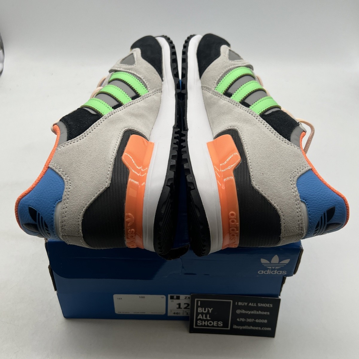 Size 12 - adidas ZX 750 White Beam Green Orange (HQ6680) | eBay