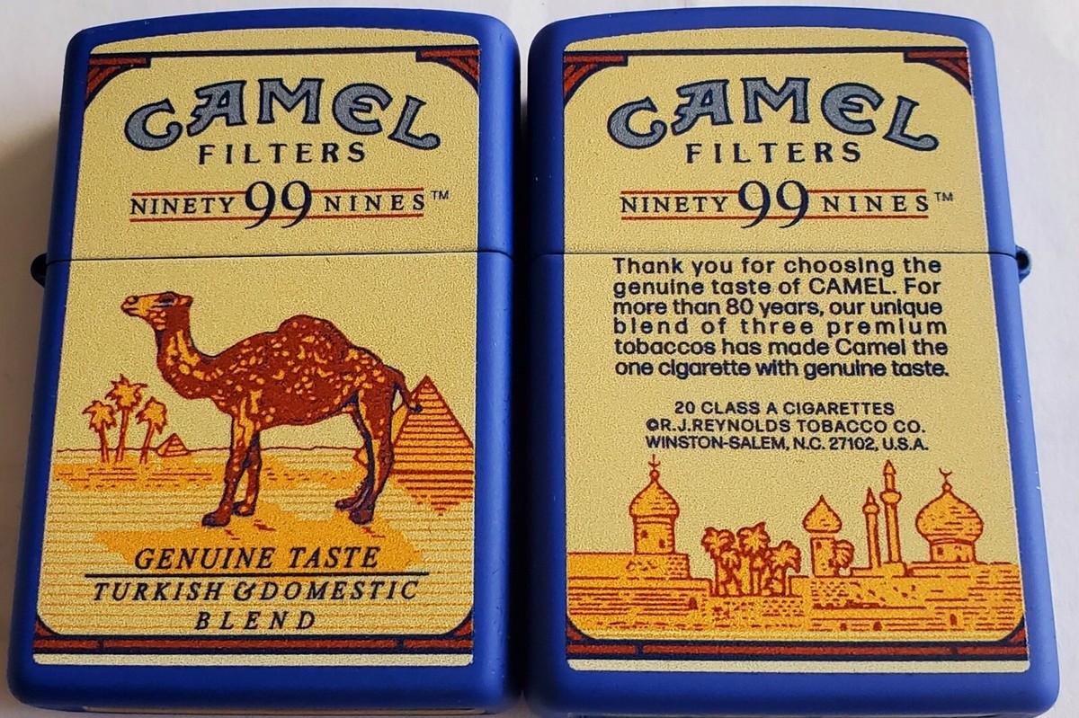 Zippo Camel PACK Ninety Nines 99 Royal Blue CZ LIMITED EDITION 50