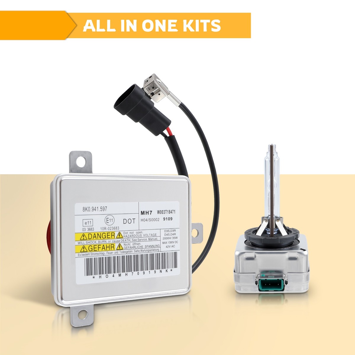 8K0941597F NEW Xenon HID Headlight Ballast D8S D6S Control Unit