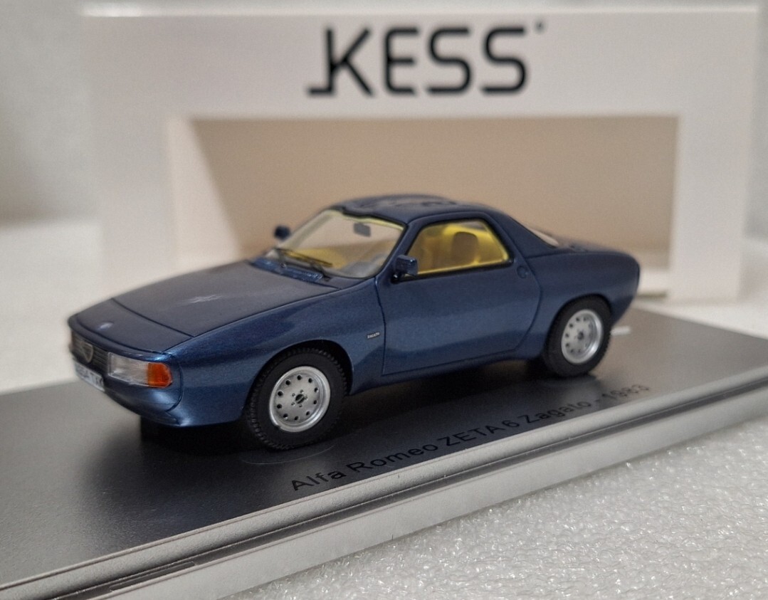 WOW Alfa Romeo ZETA 6 Zagato 1983 Blue Met 1:43 Kess KE43000281 (1
