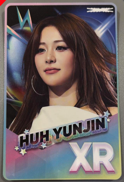 LE SSERAFIM 2025 JAPAN TOUR RHYTHM HIVE XR Official Photocard