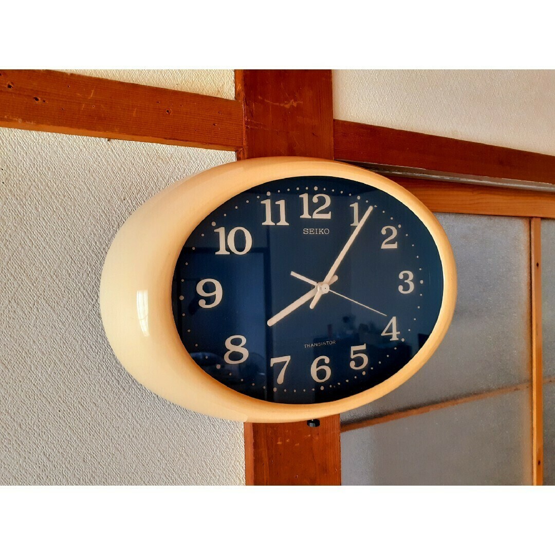 Seiko Wall Clock Transistor Space Age Without Box Used F/S From