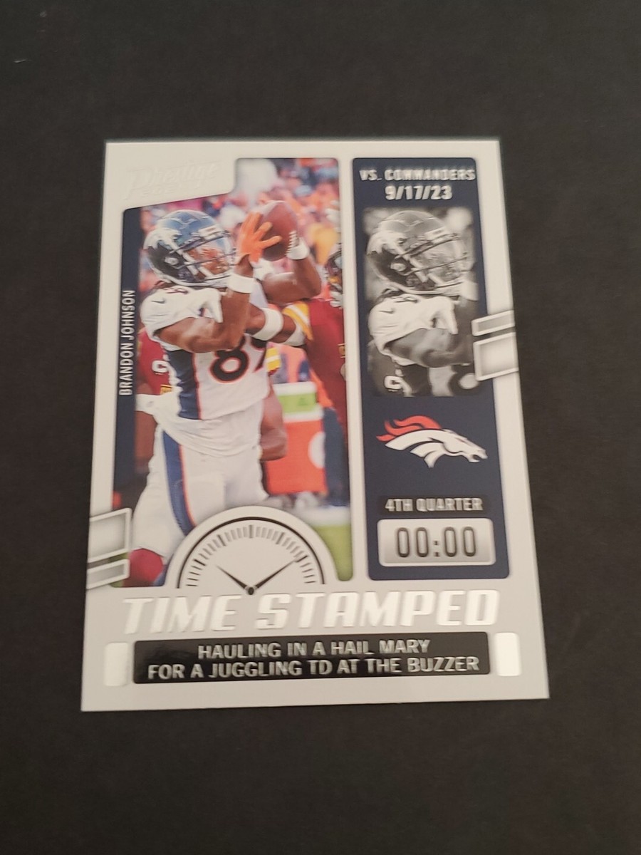 Brandon Johnson 2024 Prestige Football Time Stamped #TS-BJN Denver