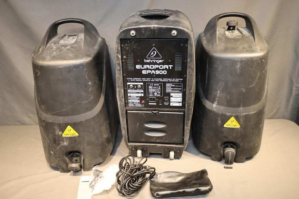 Behringer Europort portable PA system model EPA900 | eBay