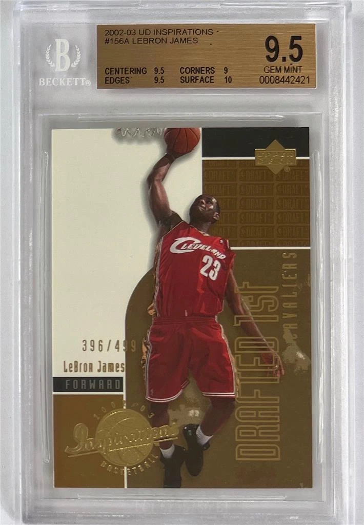 2002-03 Upper Deck Inspirations - LeBron James #156 for sale | eBay