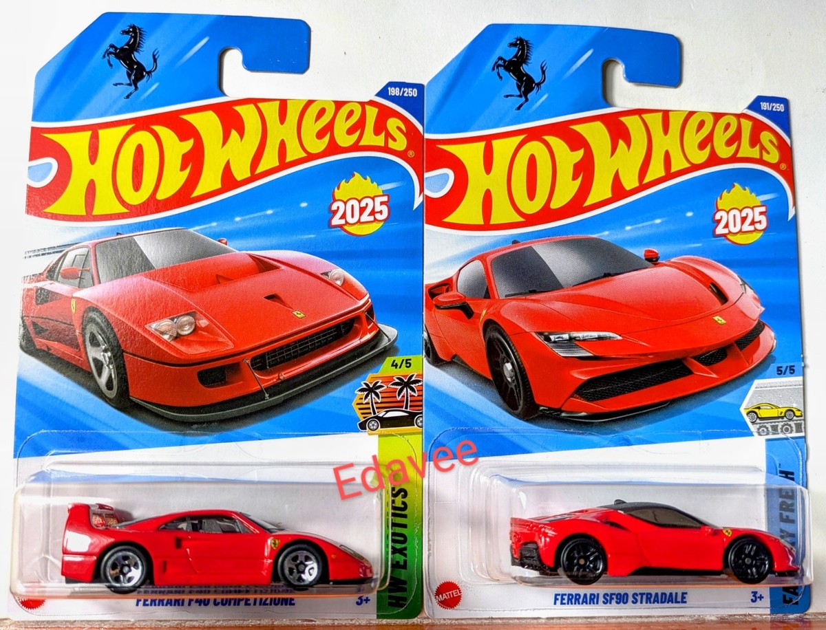 HW Ferrari F40 Competizione & SF90 Stradale 2025 READ Hot Wheels