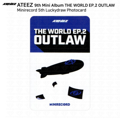 ATEEZ THE WORLD EP.2 OUTLAW Minirecord 5th Online Lucky Draw