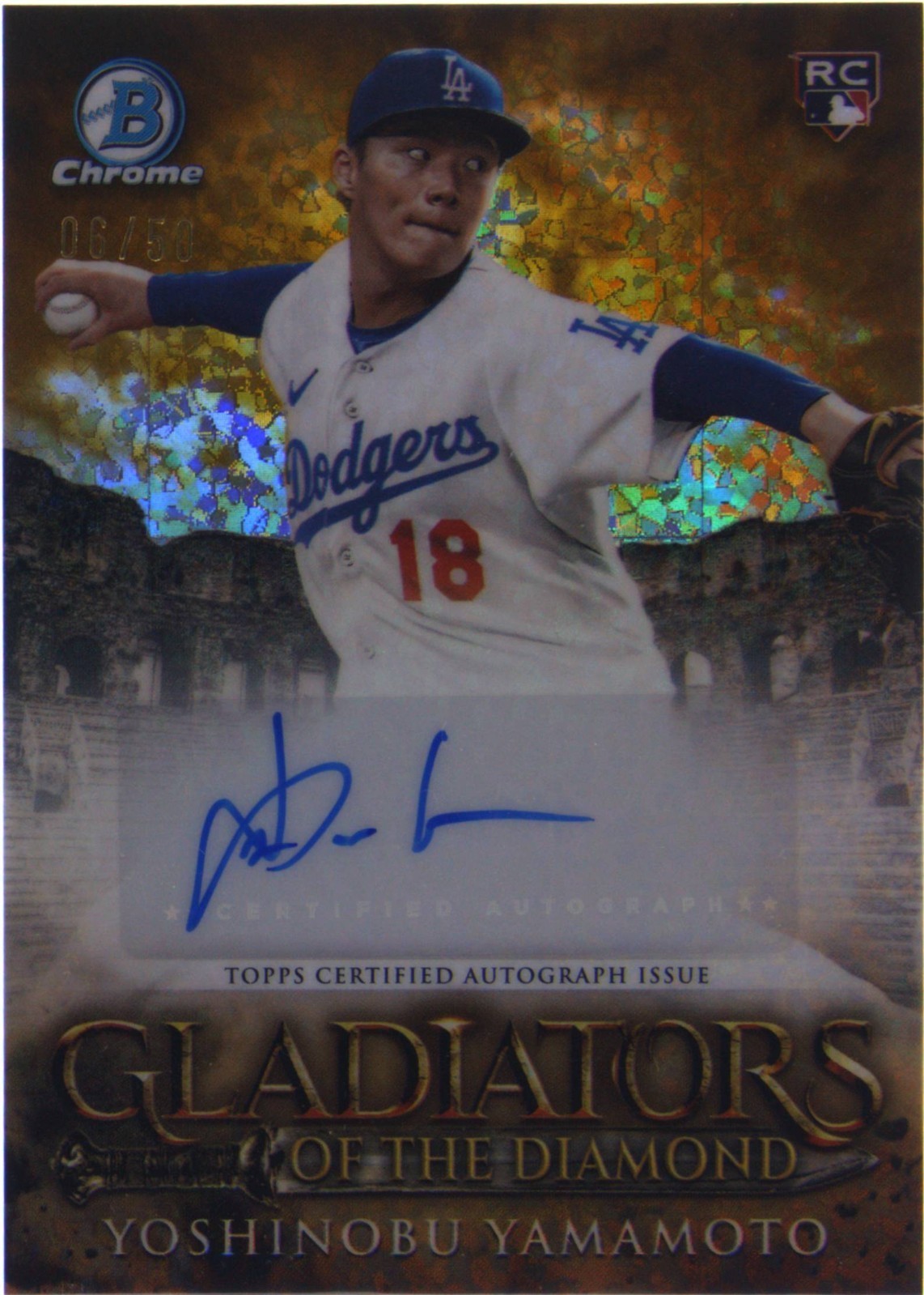 2024 Bowman Chrome - Yoshinobu Yamamoto #GDA-YY for sale | eBay