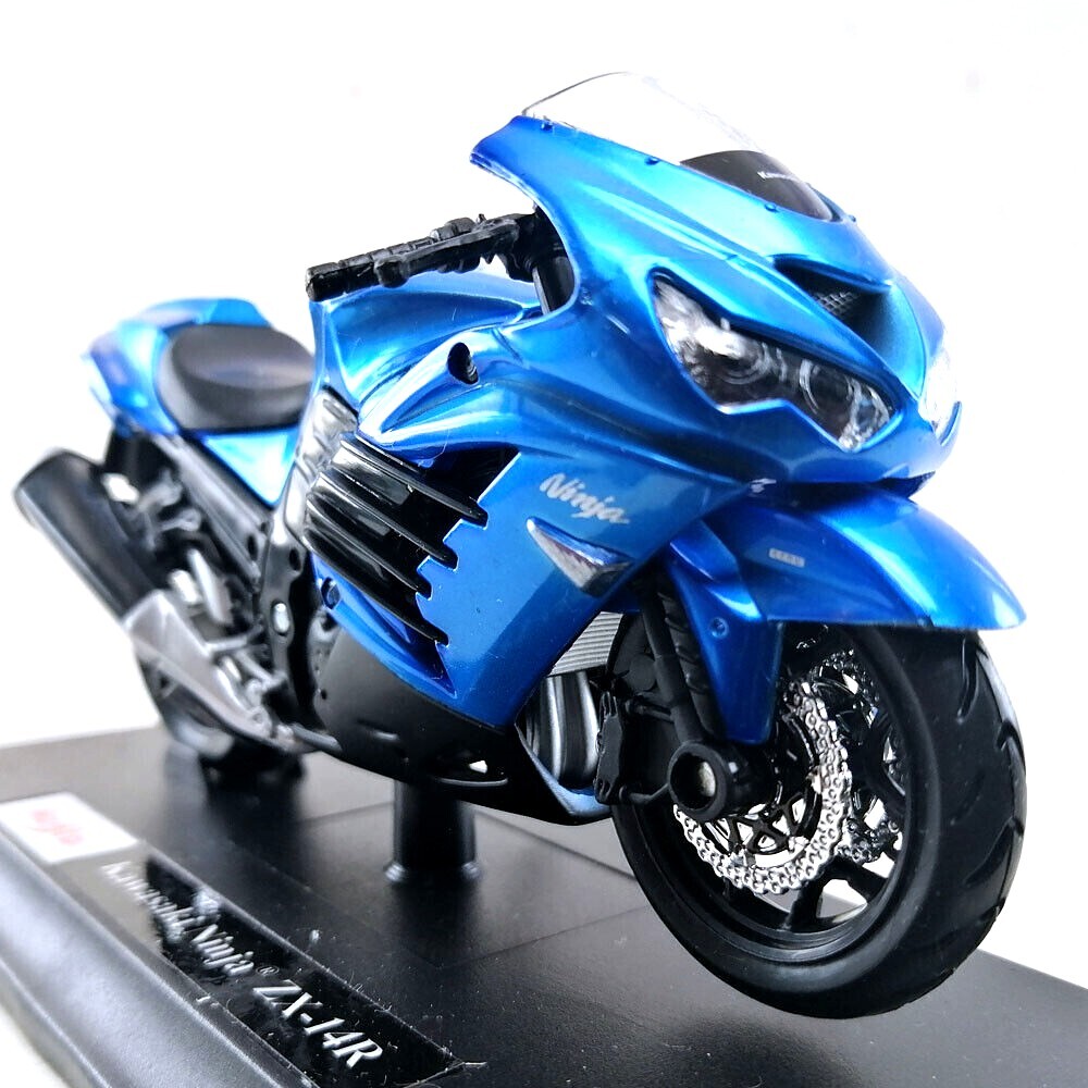 Kawasaki Ninja ZX-14R Die-Cast Motorcycle Model 1:18 Scale Maisto