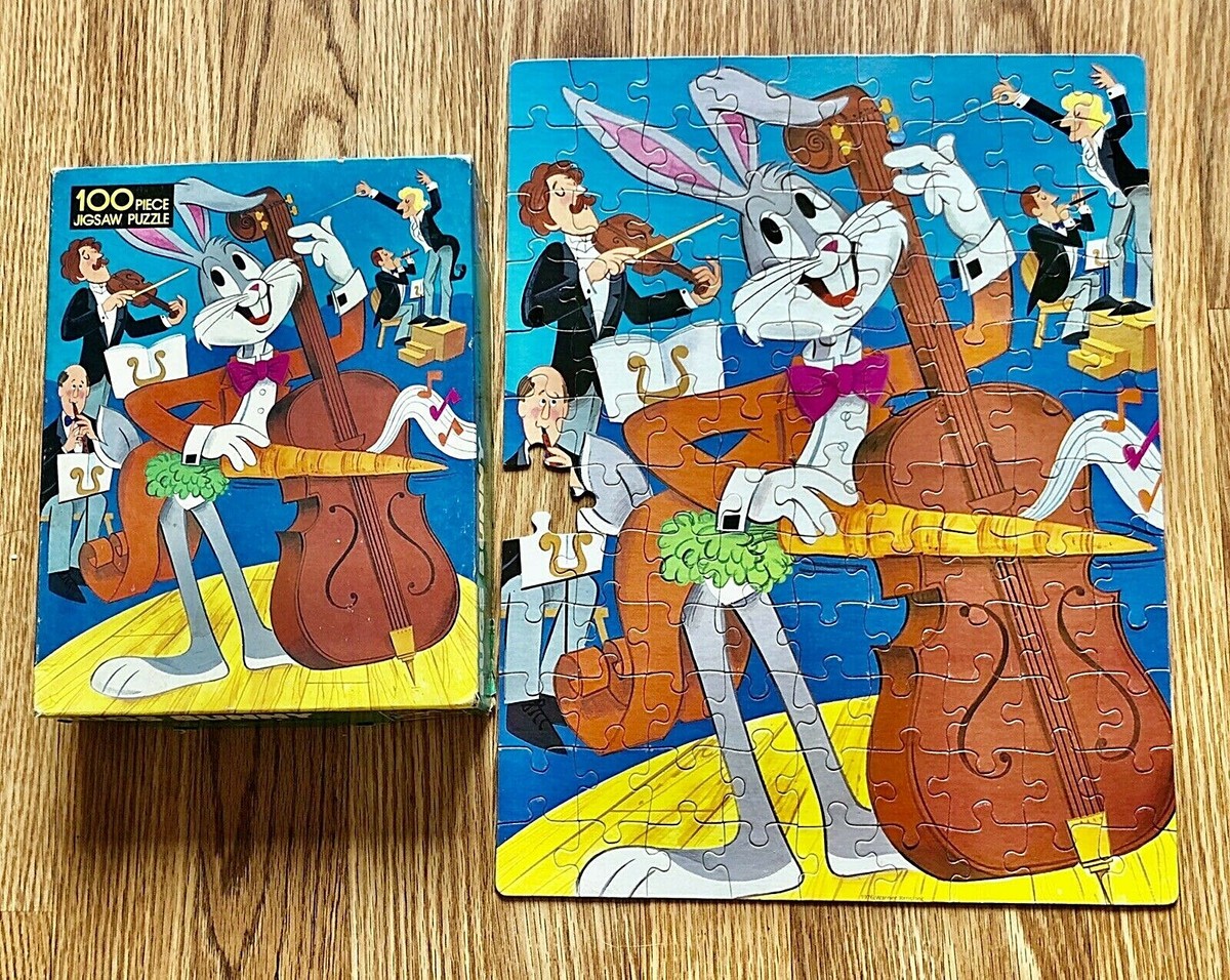 Vintage Whitman Bugs Bunny Puzzle 1976 Warner Bros Orchestra 100
