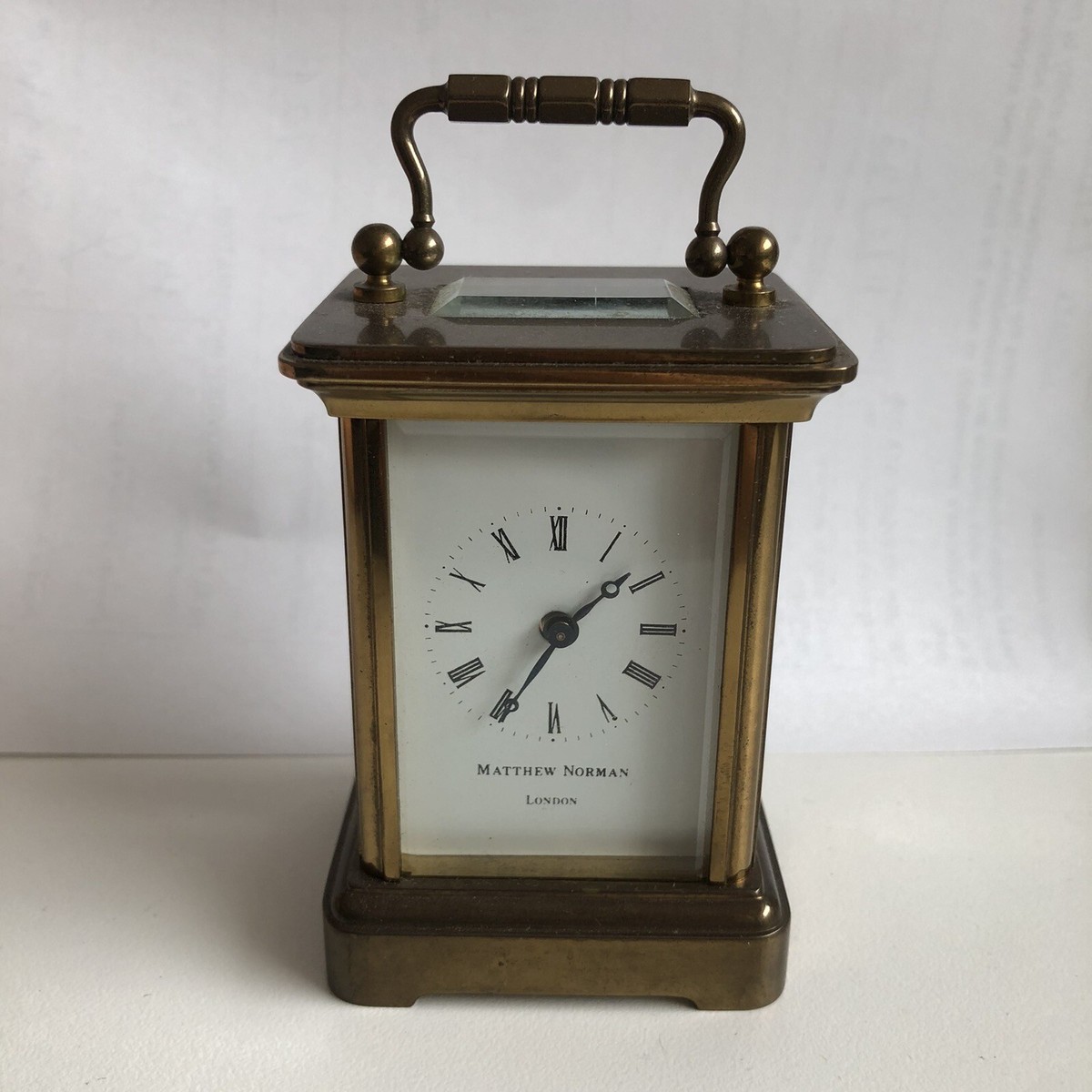 Matthew Norman Miniature Brass Carriage Clock | eBay