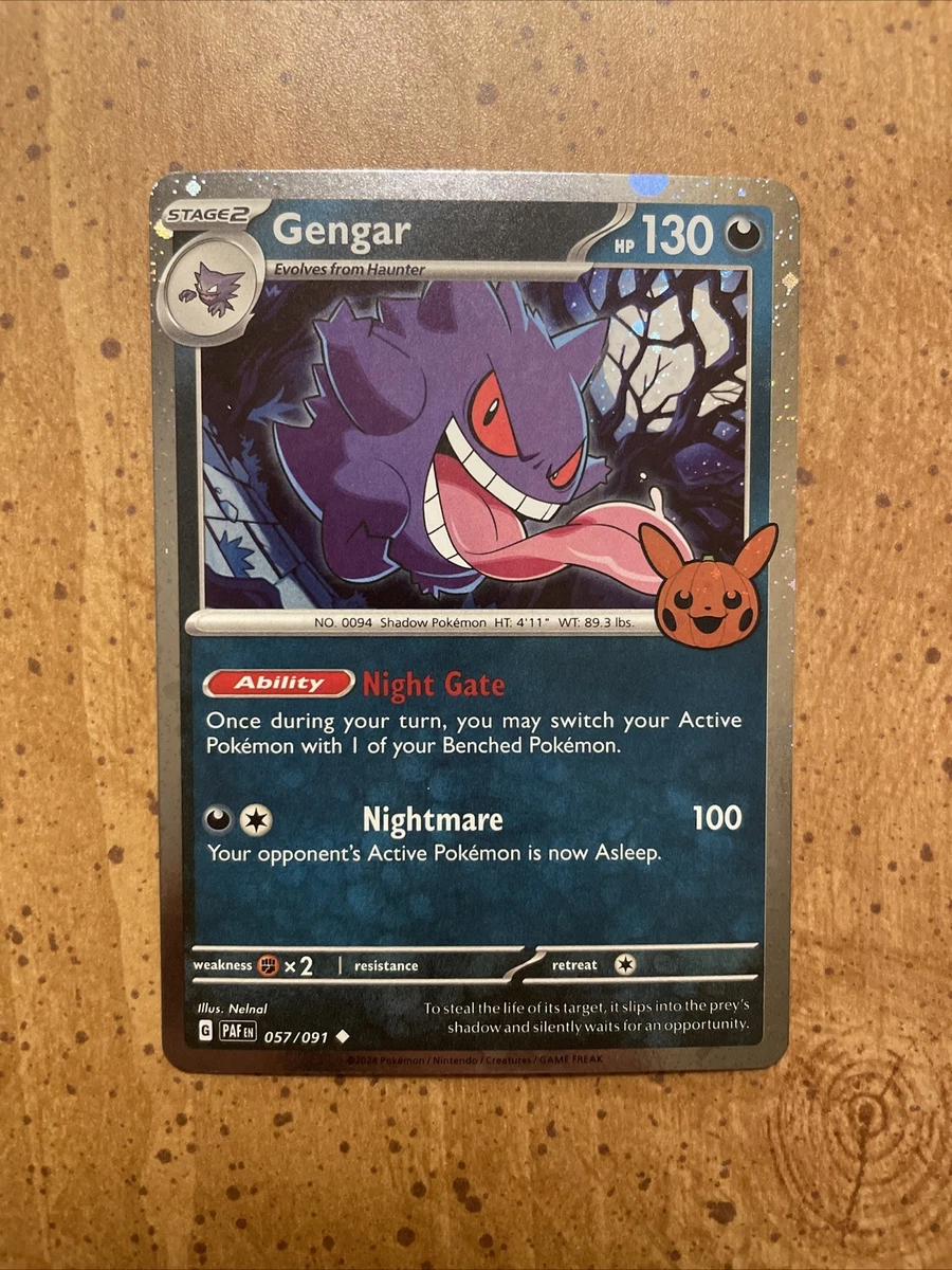 Gengar 057/091 Trick or Trade Booster Bundle 2024 | eBay