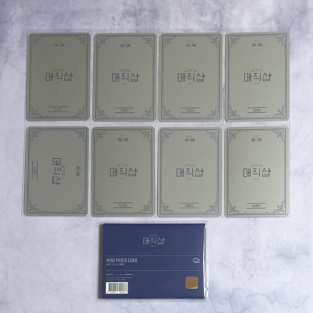 BTS 5th Muster Magic Shop Seoul Official Mini Photo Card - Suga