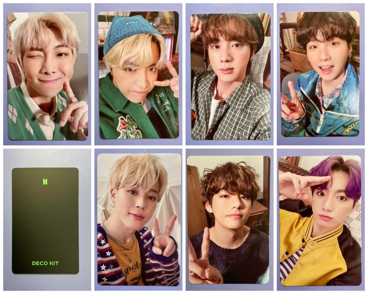 BTS DECO KIT official random photo card pc RM J-HOPE JIN SUGA V