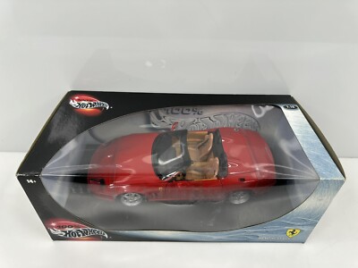 Hot Wheels 100% Ferrari 550 Barchetta Pininfarina 1:18 Red HTF | eBay