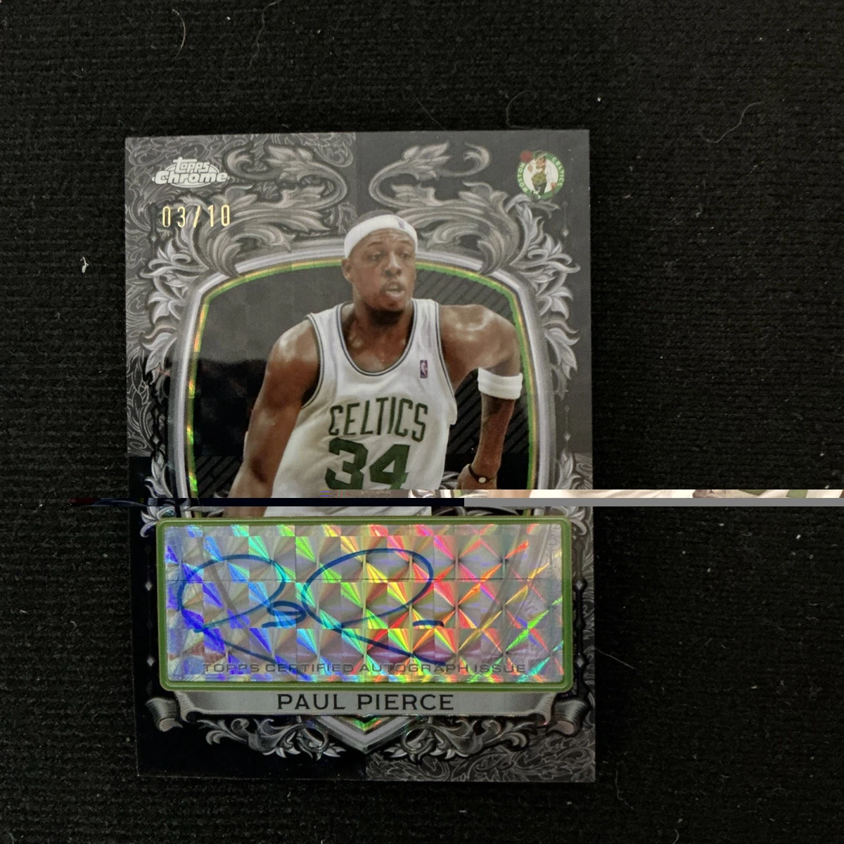Paul Pierce Basketball Autographed Sports Trading Cards